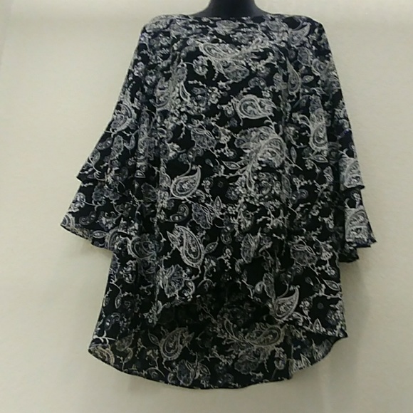 Apt. 9 Paisley Printed Tunic Top - Picture 5 of 8